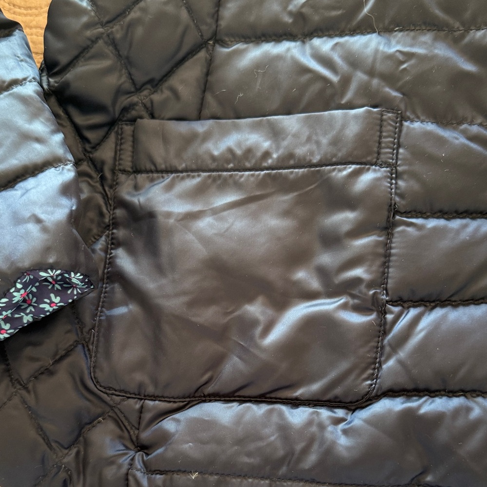 Lilly Pulitzer reversible down jacket Navy/floral - Picture 14 of 17